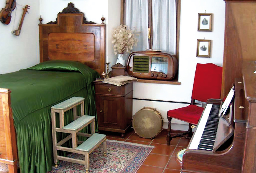 Stanza della Mozartina di Paularo.